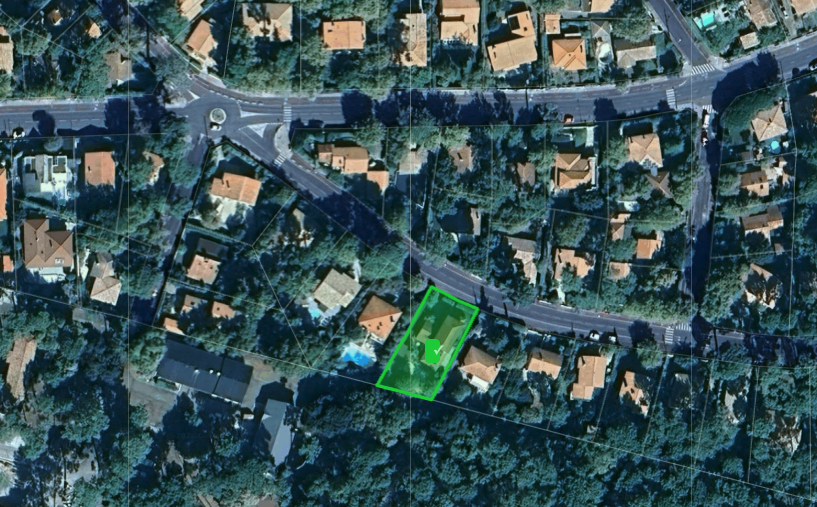 Vue satellite — Maison arcachonnaise, Arcachon